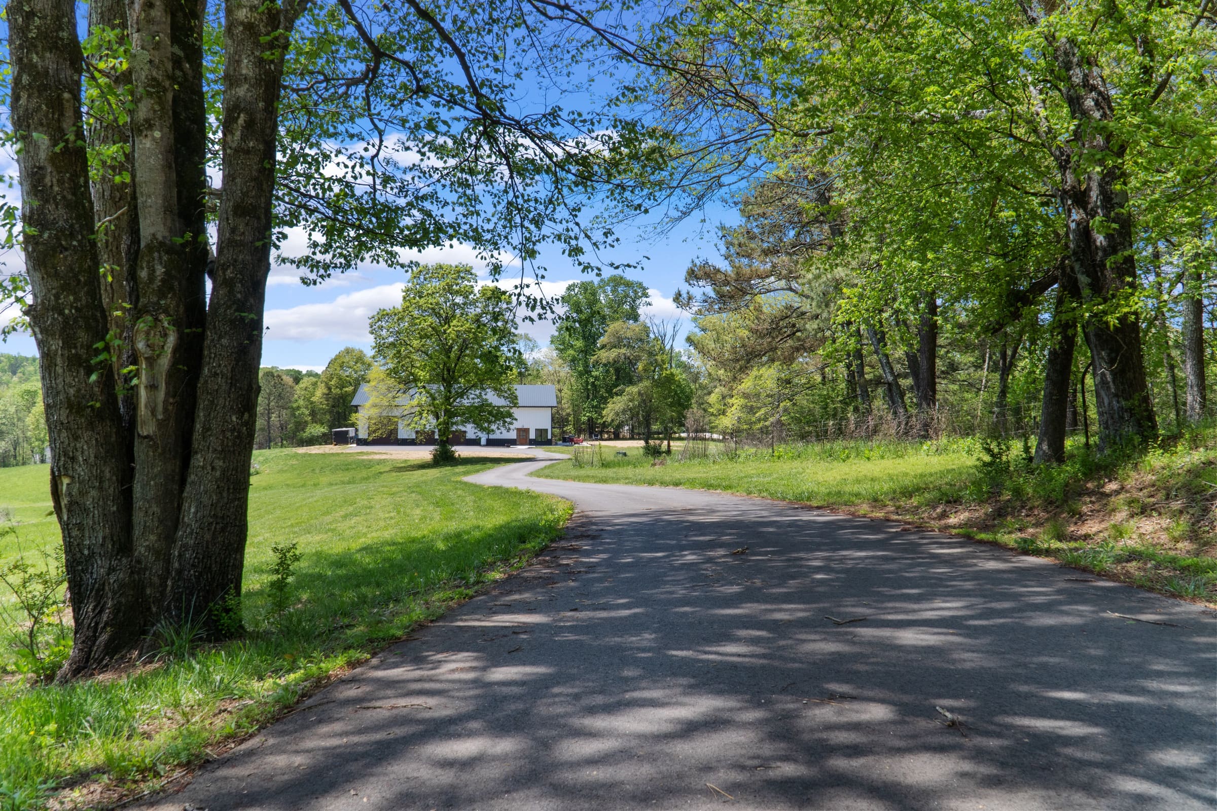 Private drive approaching 1590 Four Mile Church Road